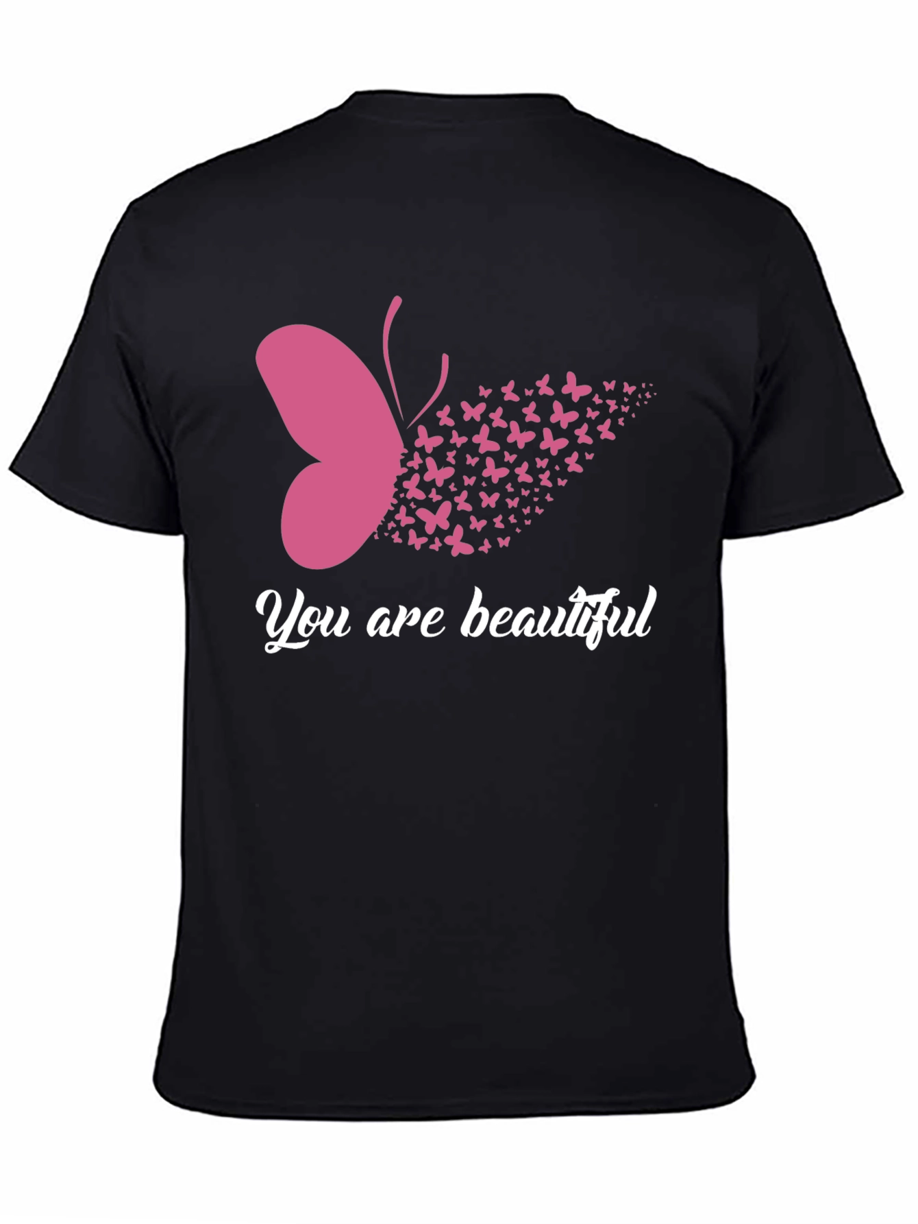 Beautiful Butterfly Graphic Print T-Shirt