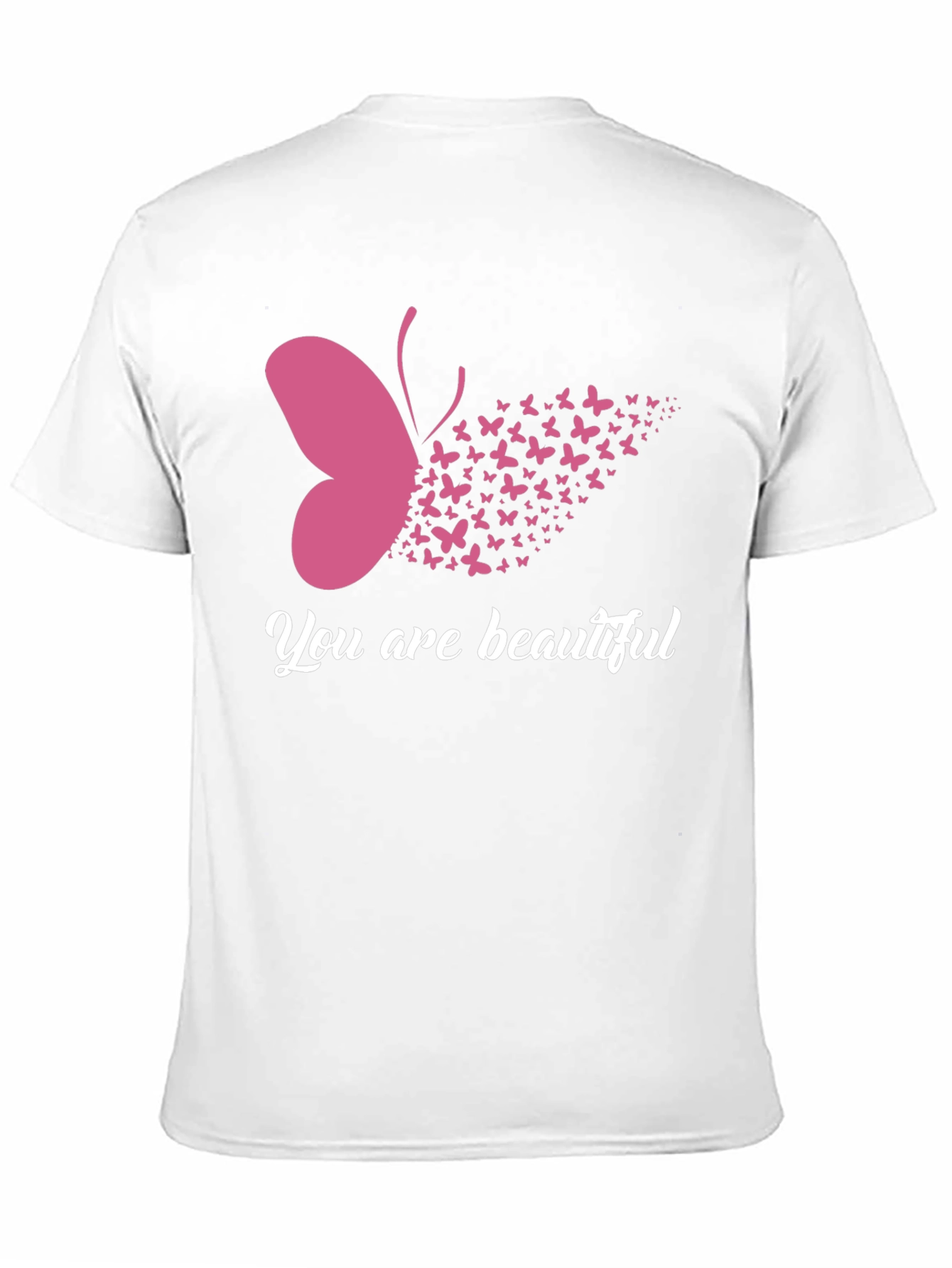 Beautiful Butterfly Graphic Print T-Shirt