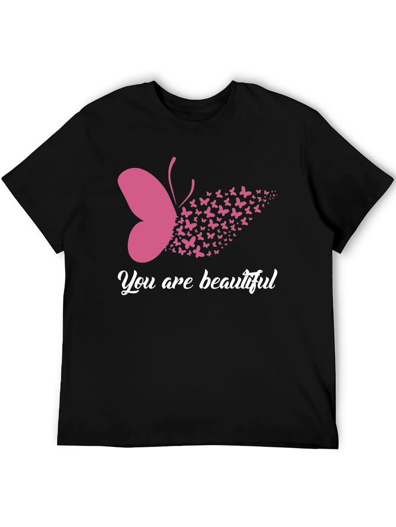 Beautiful Butterfly Graphic Print T-Shirt