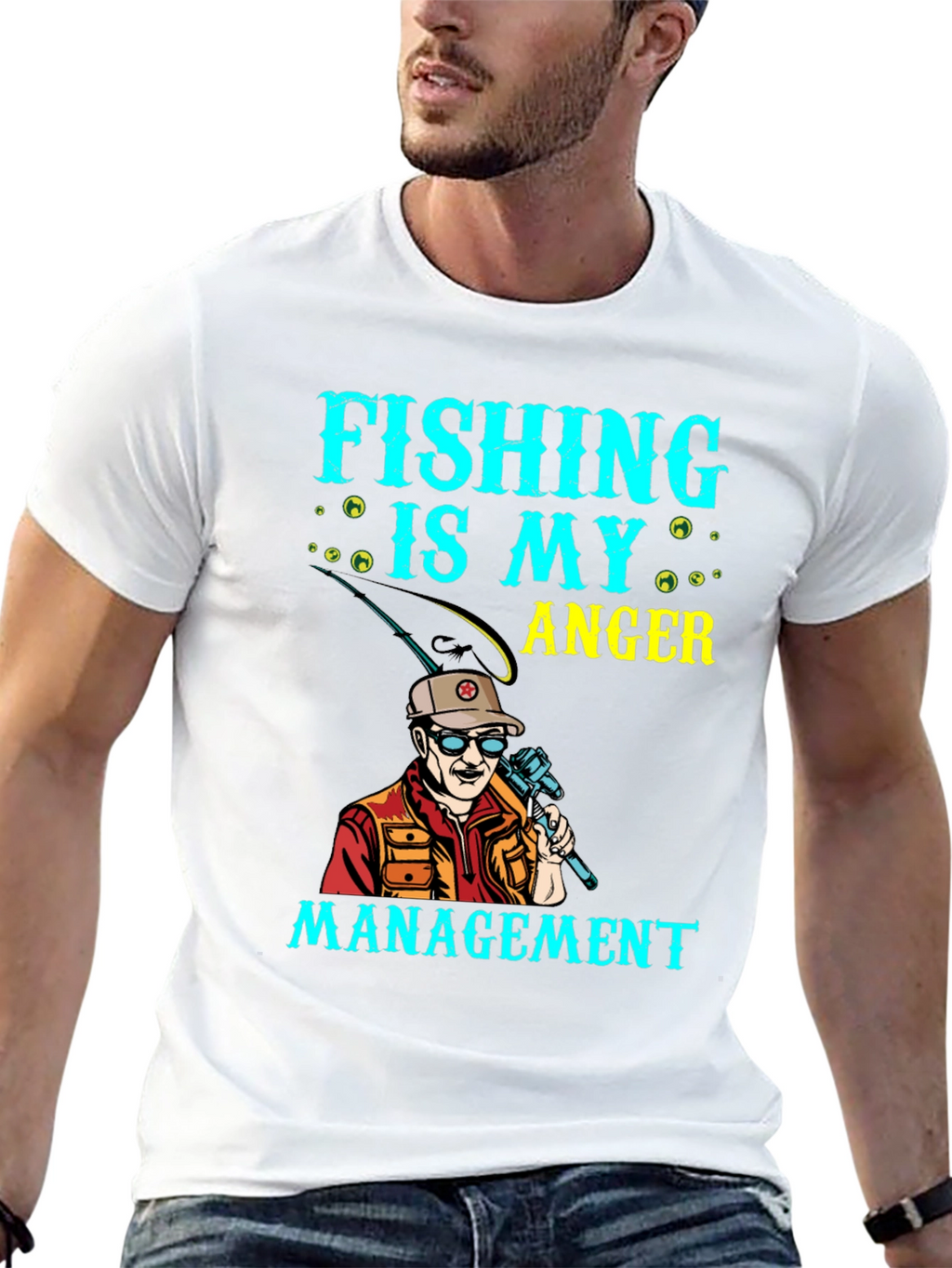 Fishing is My Anger Management T-Shirt
