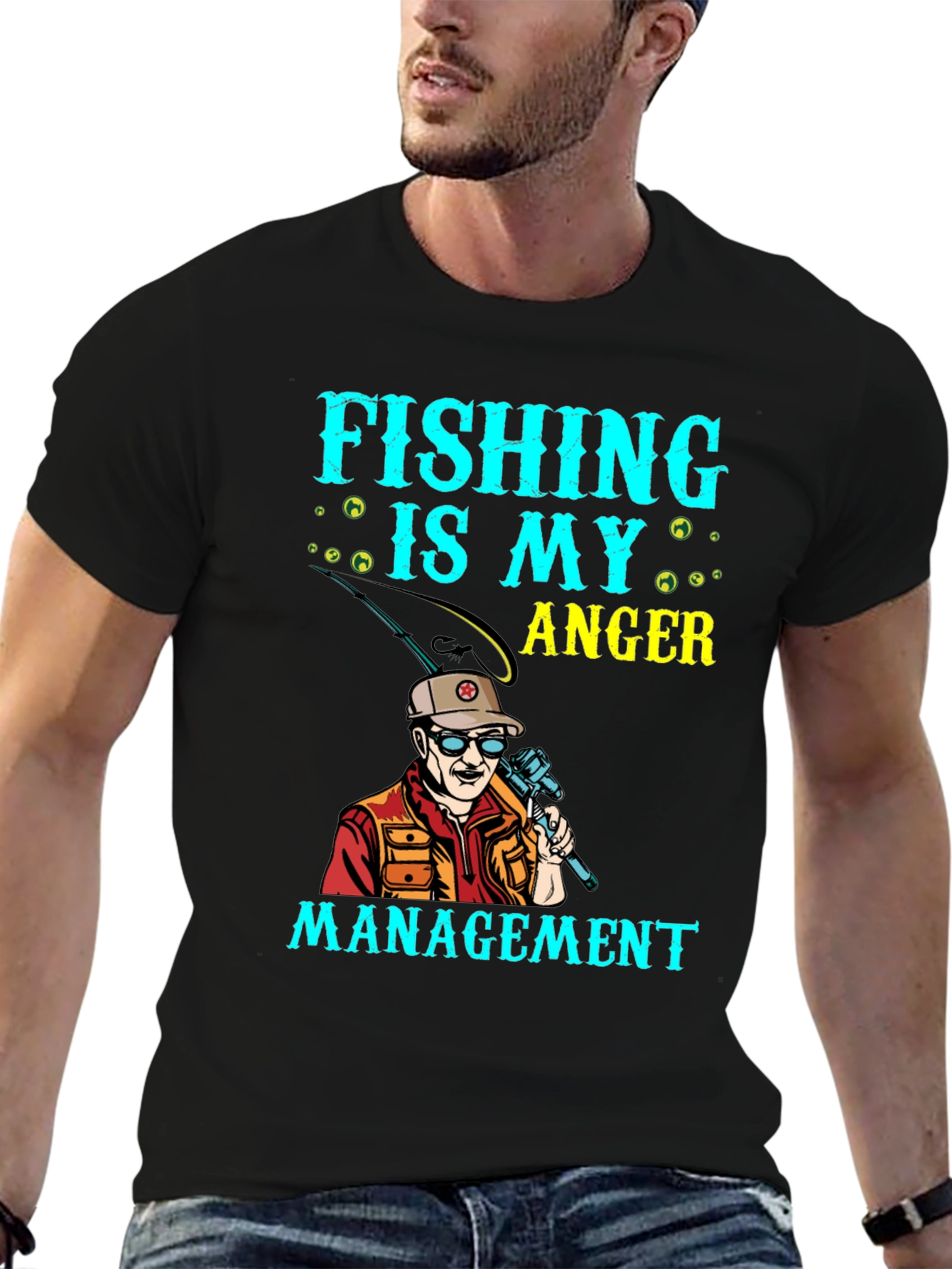 Fishing is My Anger Management T-Shirt