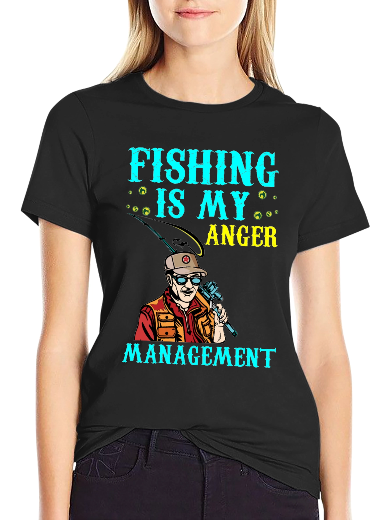 Fishing is My Anger Management T-Shirt
