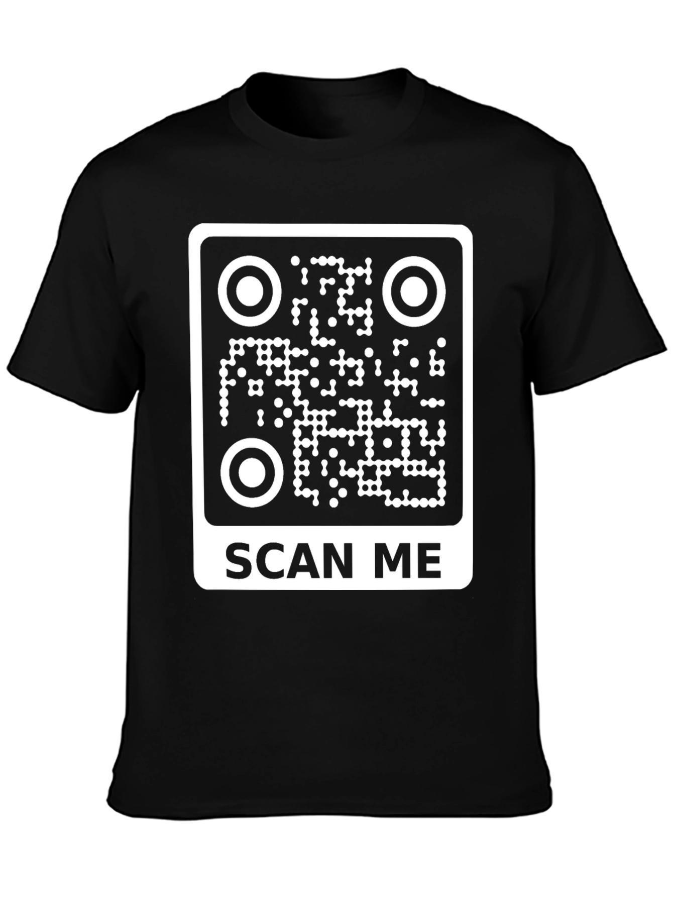 Scan Me QR Code Graphic T-Shirt