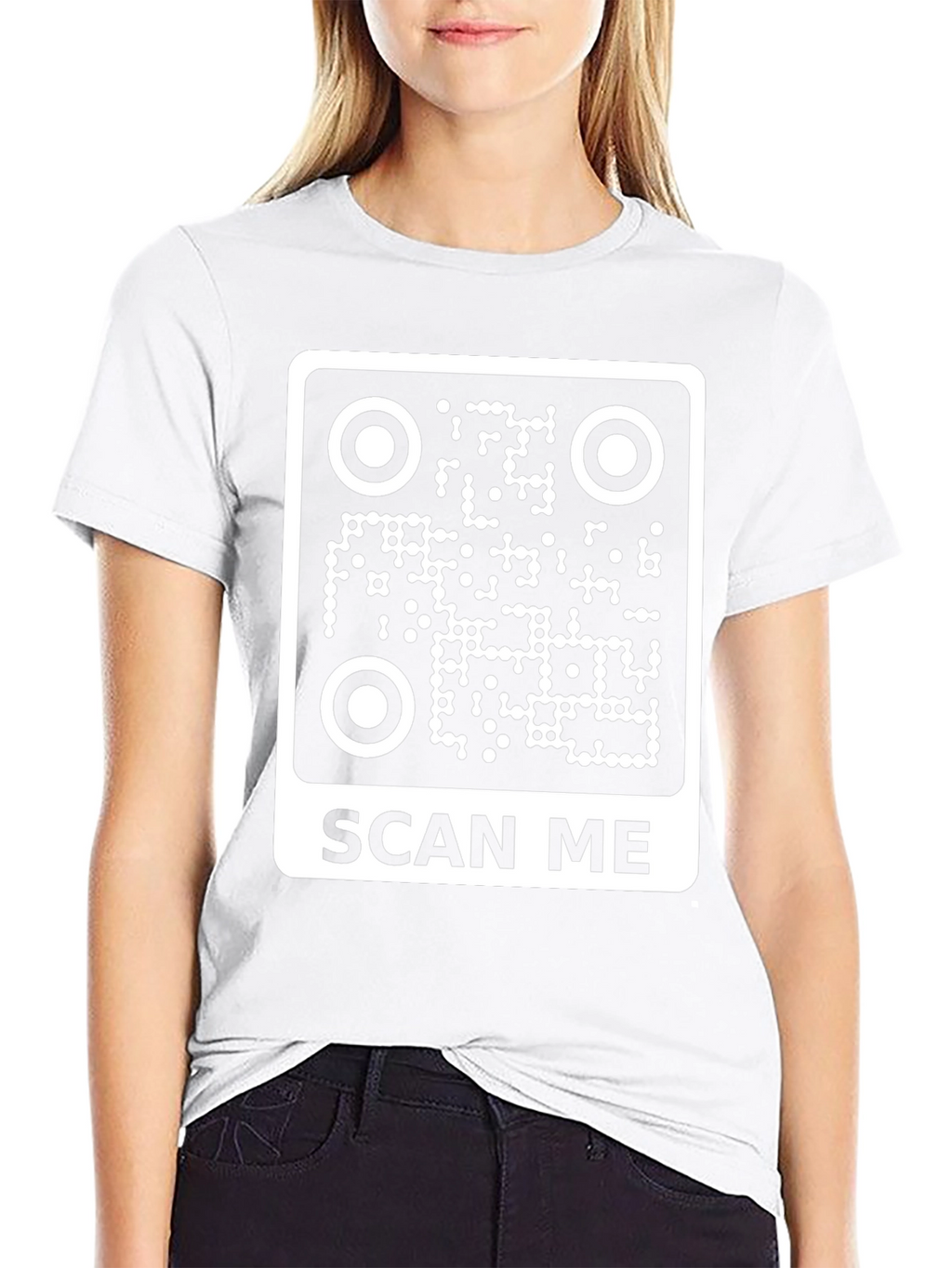 Scan Me QR Code Graphic T-Shirt