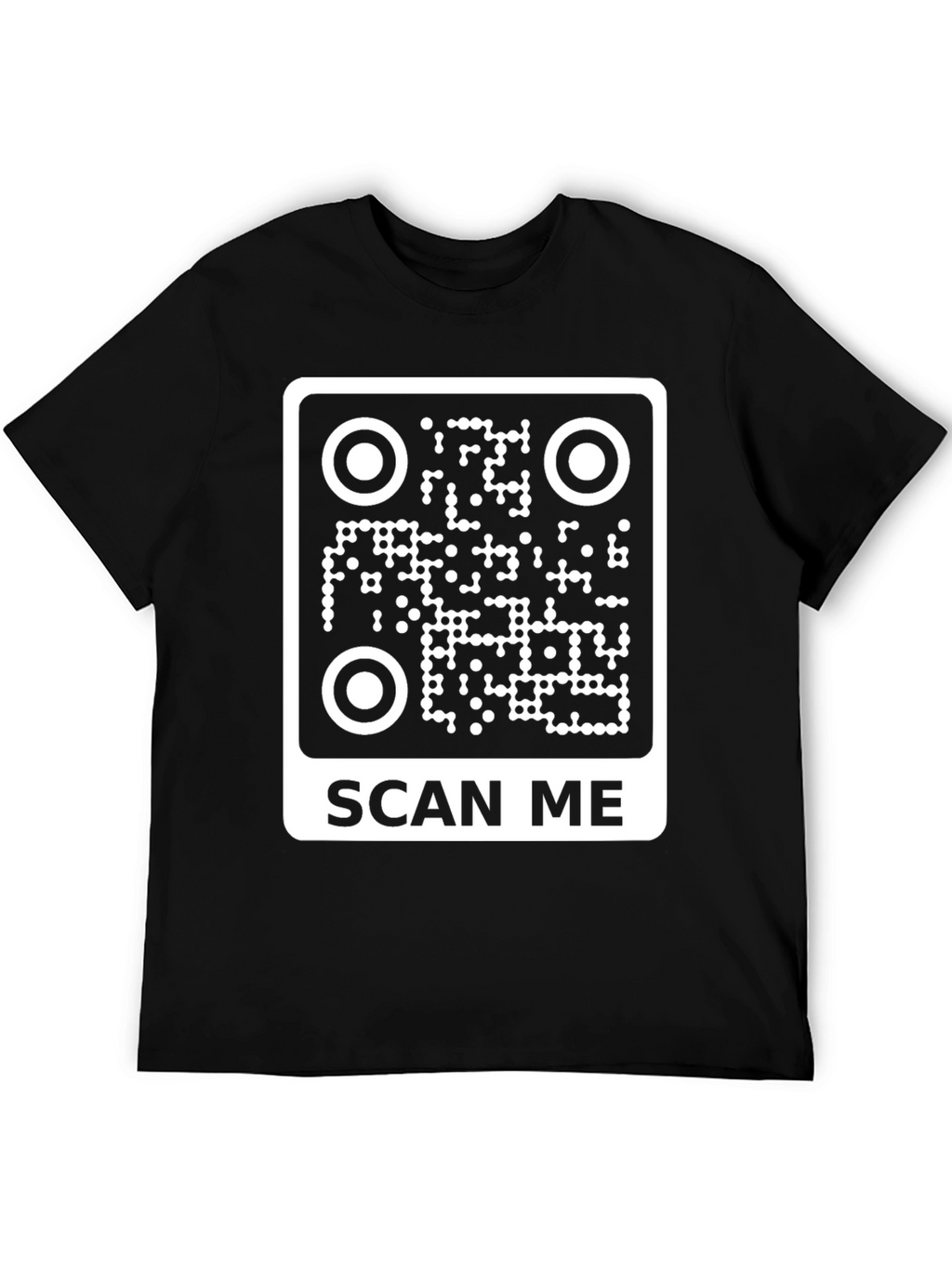 Scan Me QR Code Graphic T-Shirt