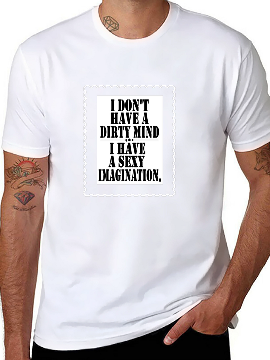 Dirty Mind Sexy Imagination Graphic Tee