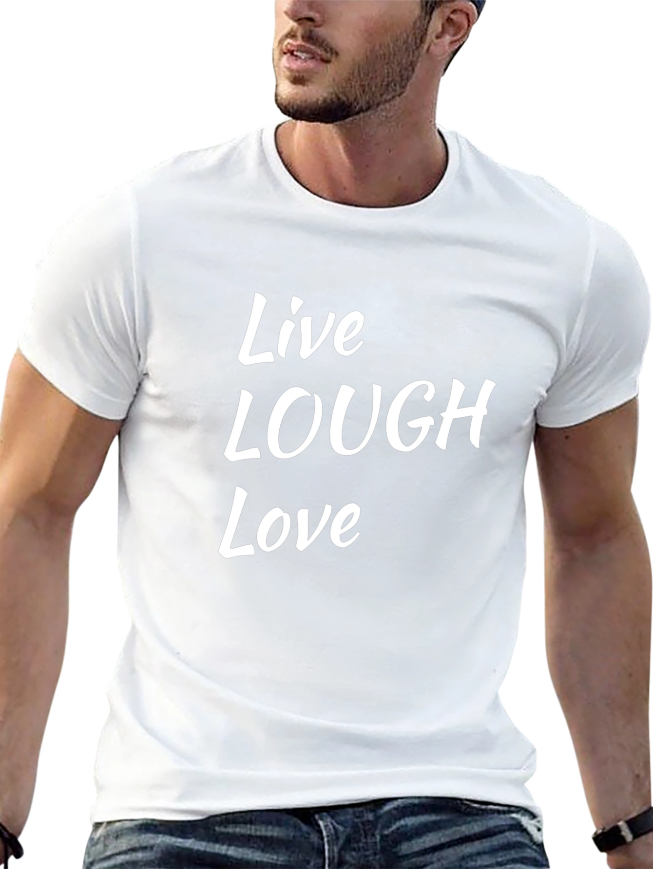 Live Laugh Love Black T-Shirt