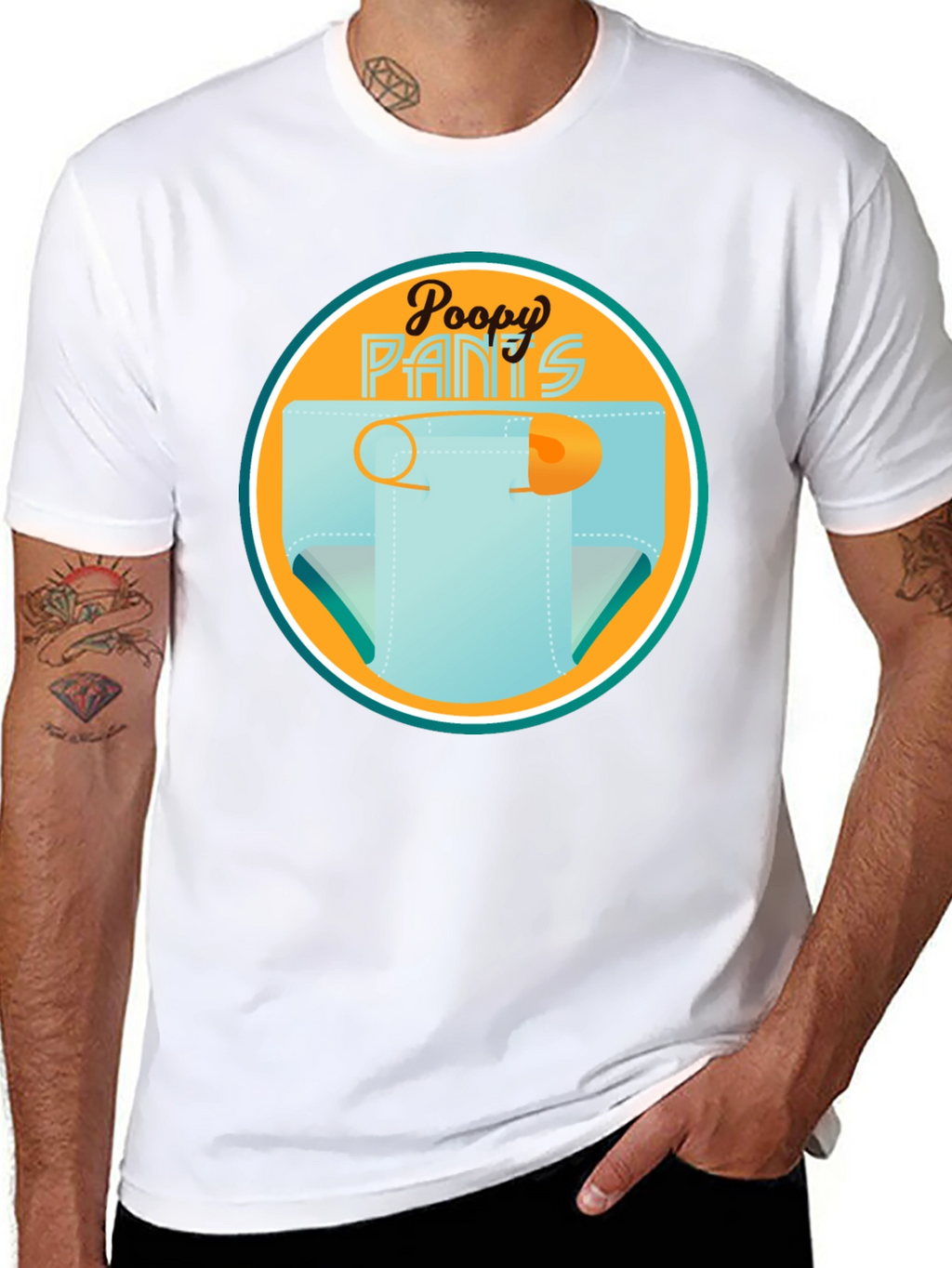 Poopy Pants Graphic T-Shirt - Unisex