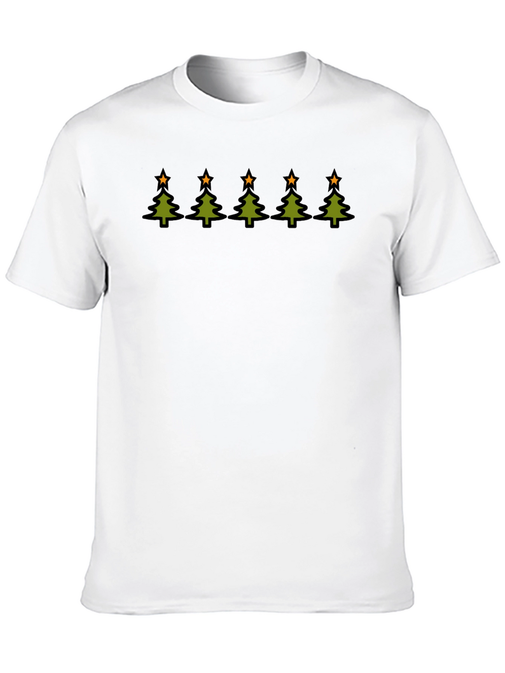 Christmas Tree Graphic Tee - Festive Holiday Shirt