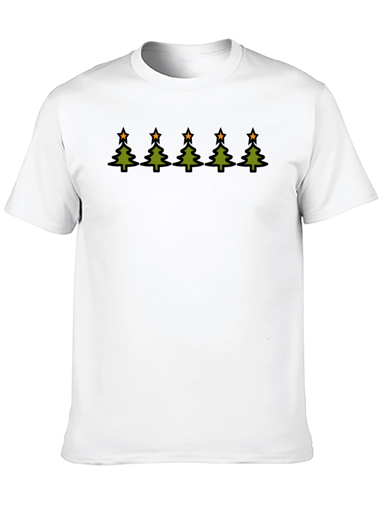 Christmas Tree Graphic Tee - Festive Holiday Shirt