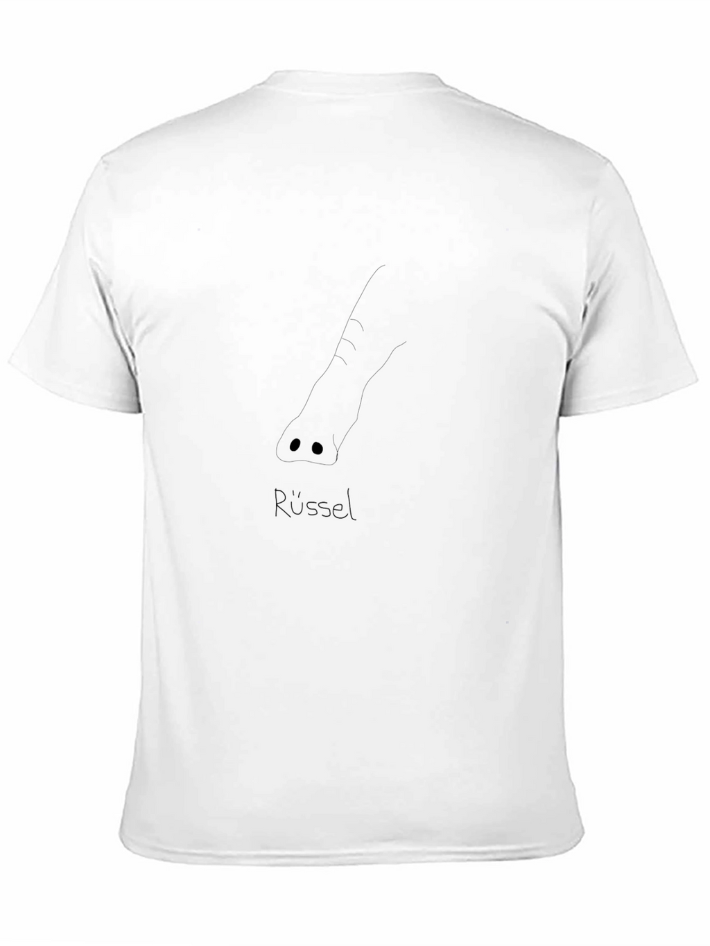 Elephant Trunk Tee - Stylish Black T-Shirt