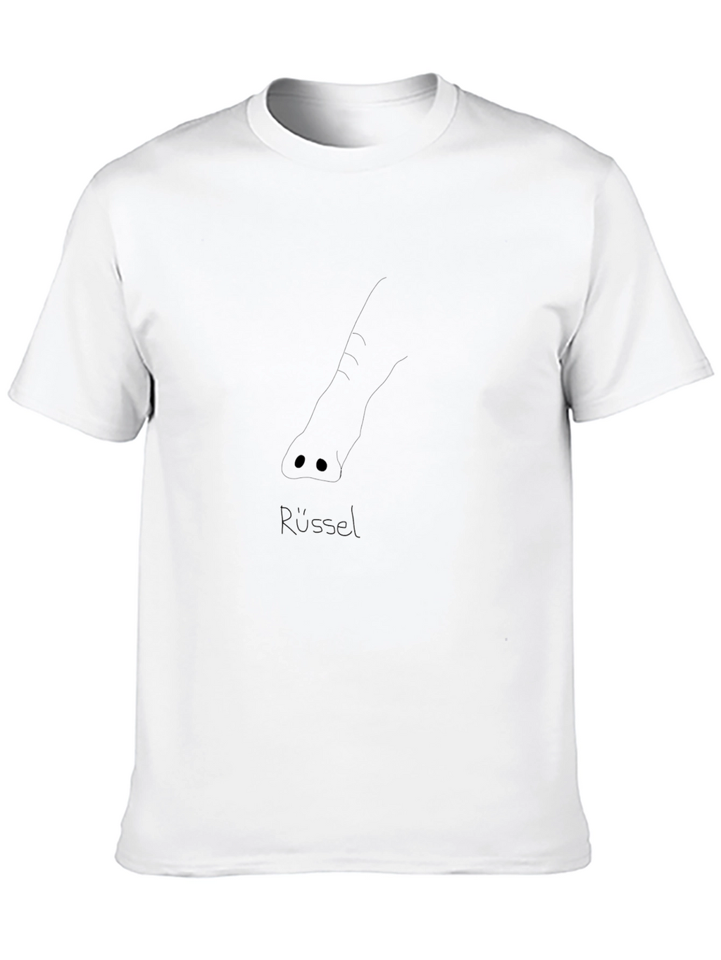 Elephant Trunk Tee - Stylish Black T-Shirt
