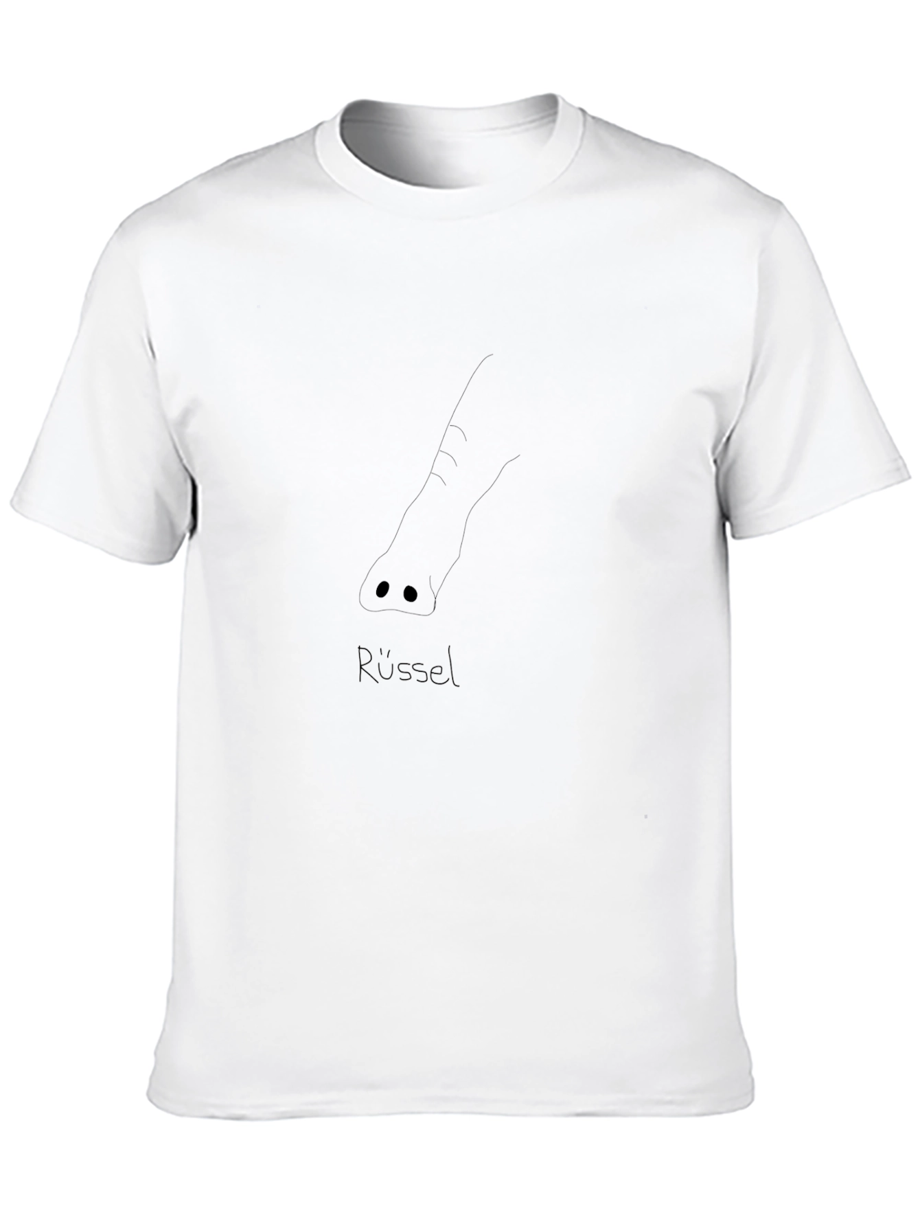 Elephant Trunk Tee - Stylish Black T-Shirt