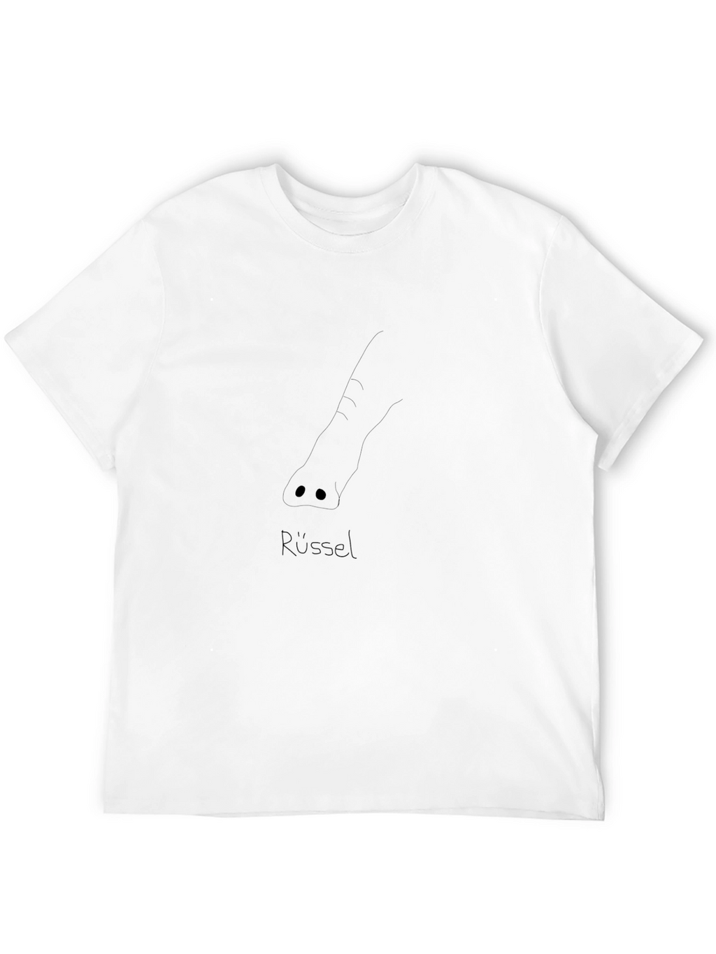Elephant Trunk Tee - Stylish Black T-Shirt