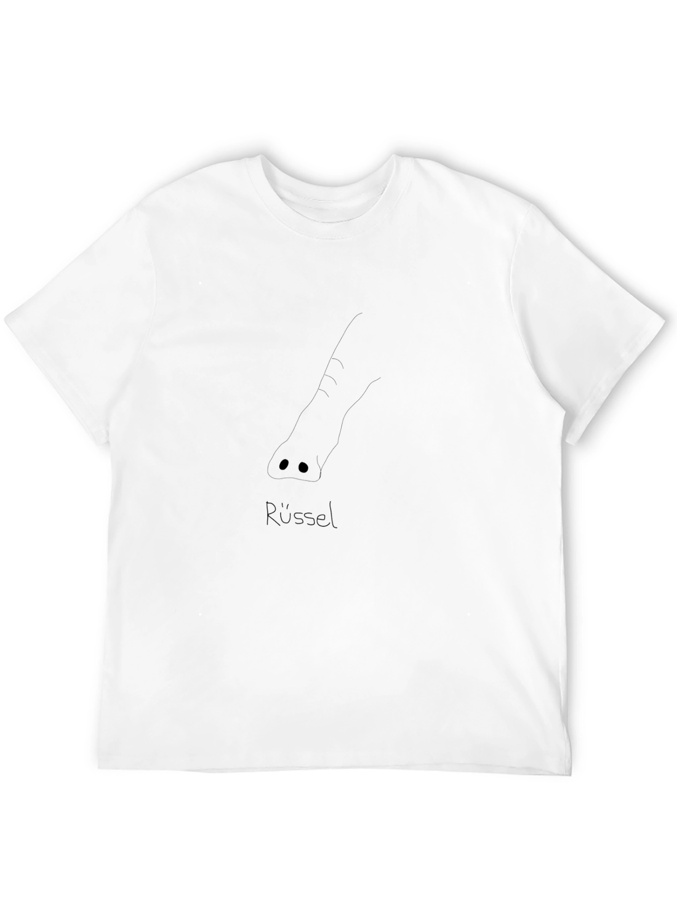 Elephant Trunk Tee - Stylish Black T-Shirt