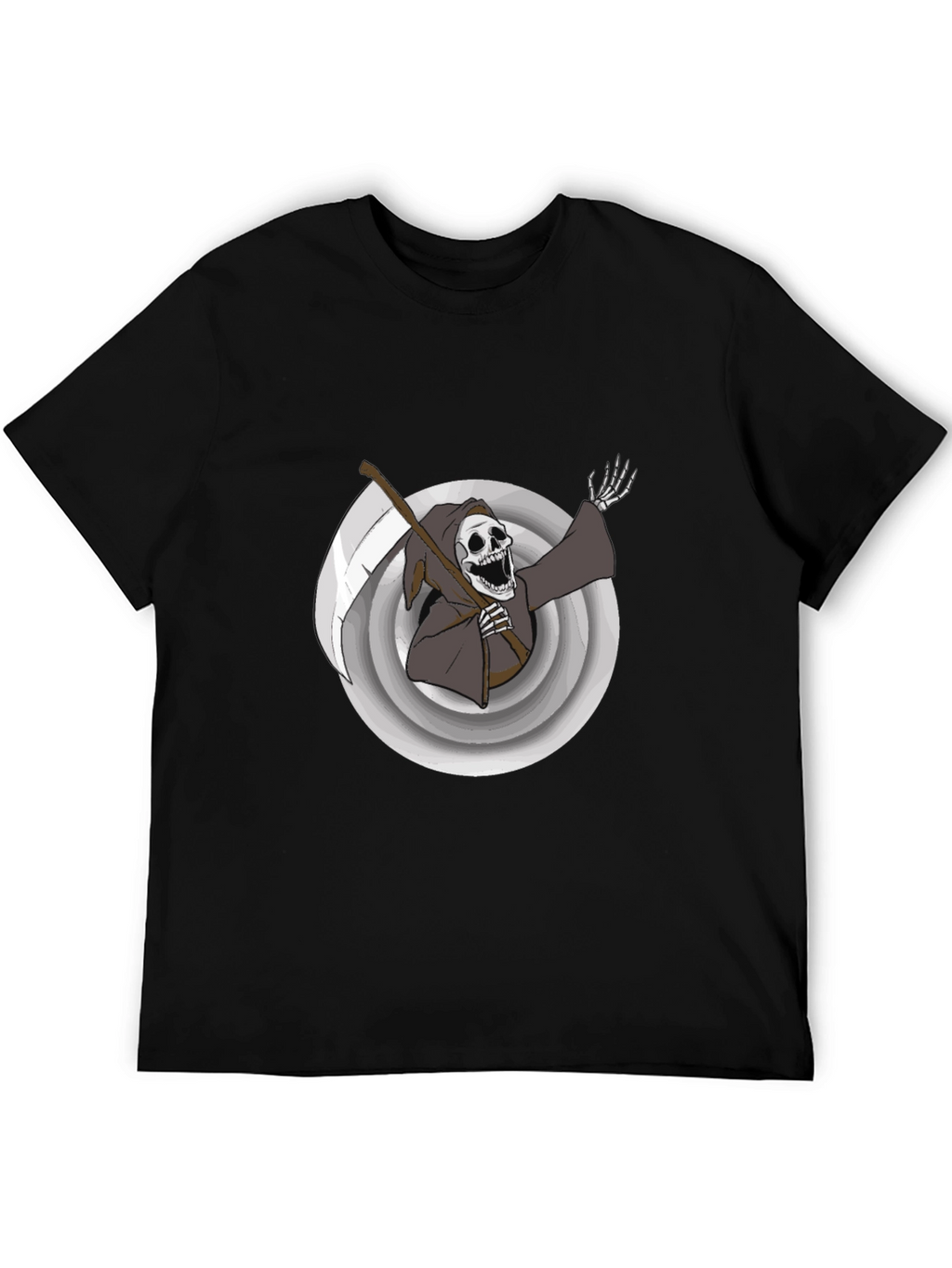 Grim Reaper Graphic Black Tee