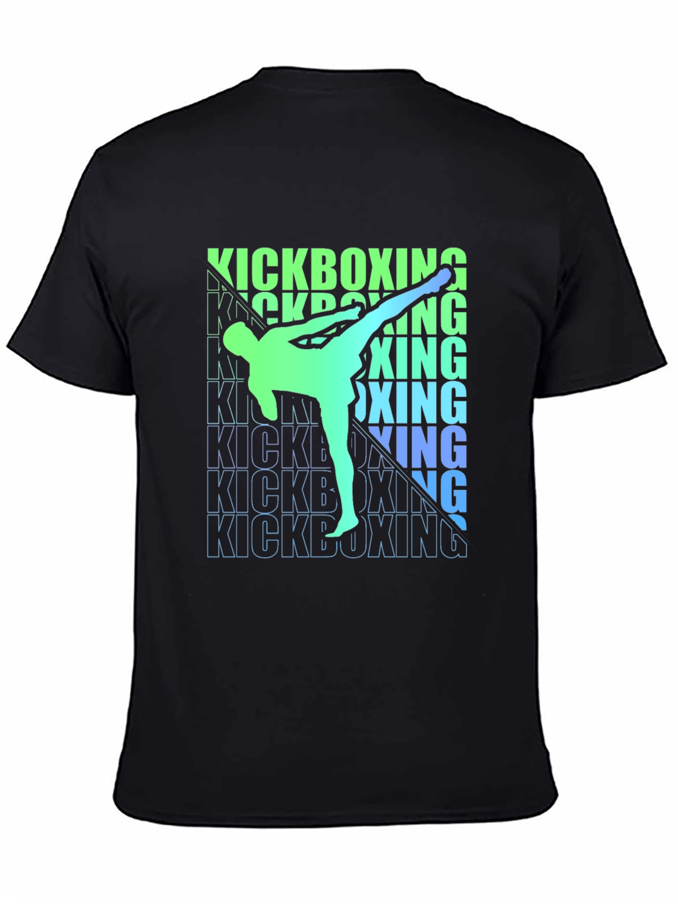 Kickboxing Silhouette Graphic T-Shirt