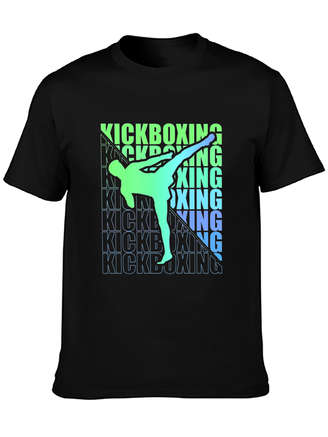 Kickboxing Silhouette Graphic T-Shirt