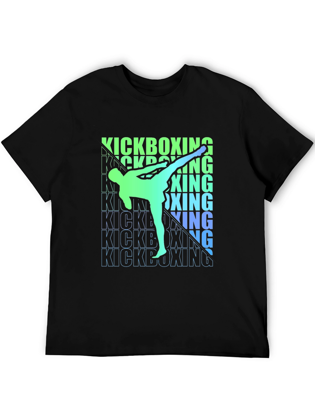 Kickboxing Silhouette Graphic T-Shirt
