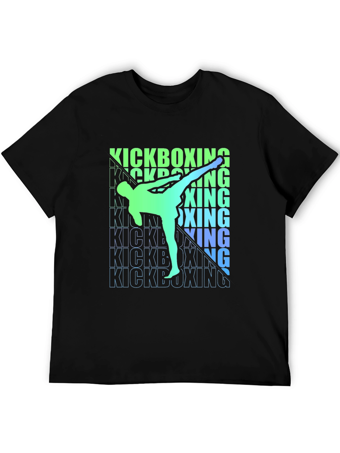Kickboxing Silhouette Graphic T-Shirt