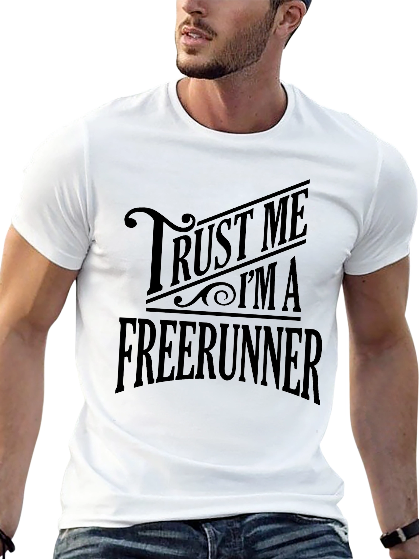 Trust Me Im A Freerunner Black T-Shirt