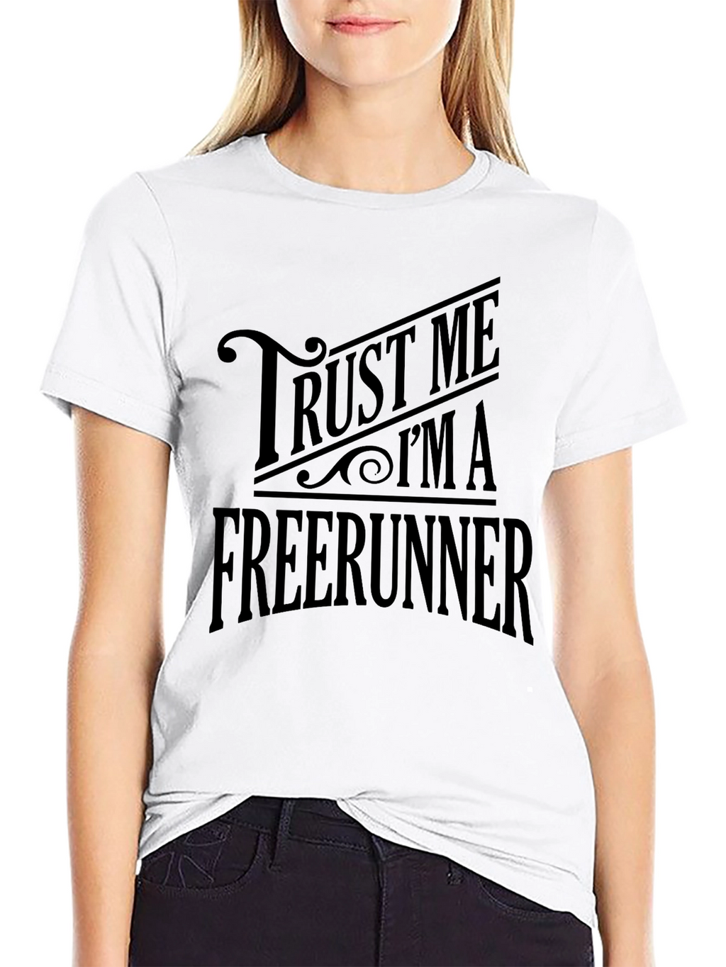 Trust Me Im A Freerunner Black T-Shirt