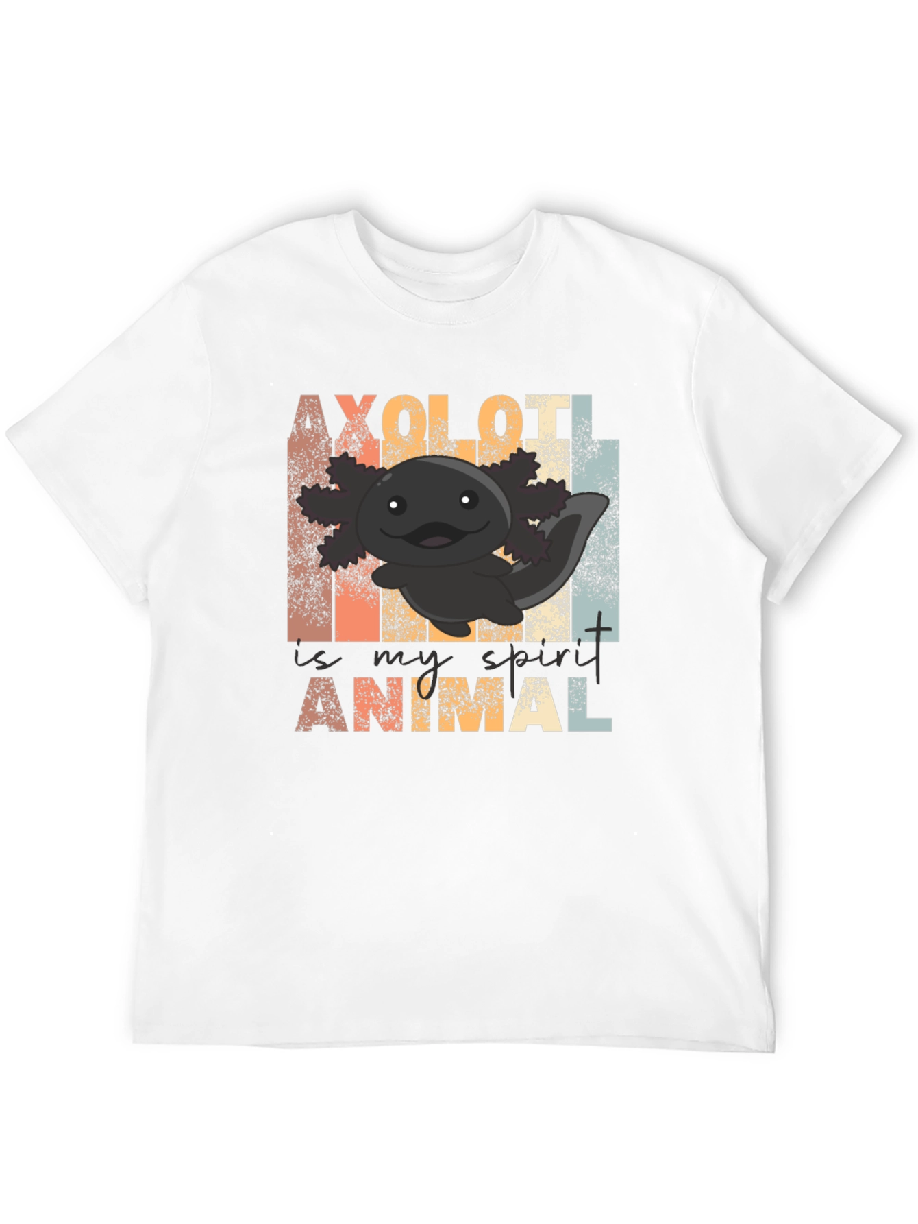 Axolotl Spirit Animal Graphic Tee