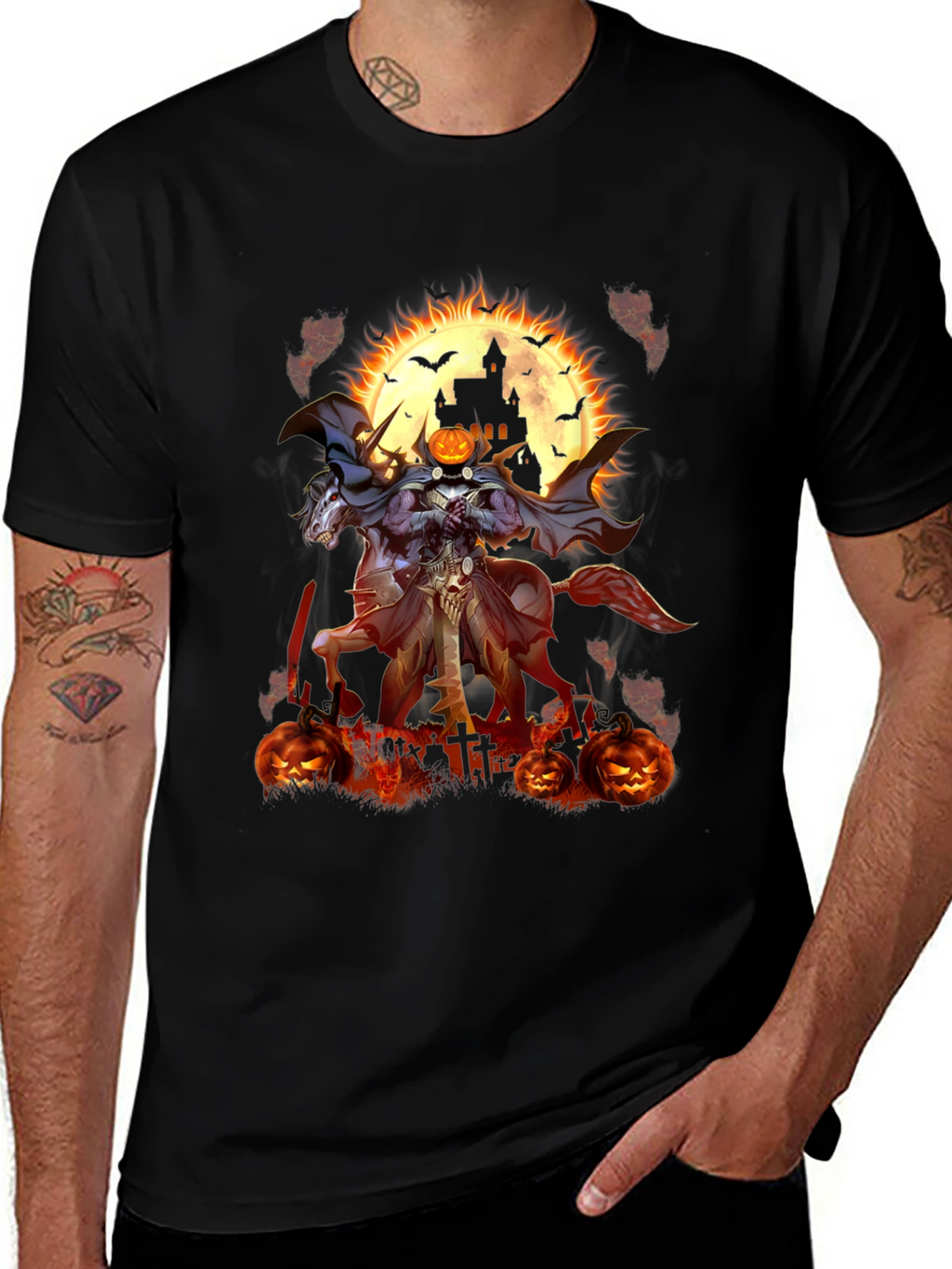 Headless Horseman Halloween T-Shirt