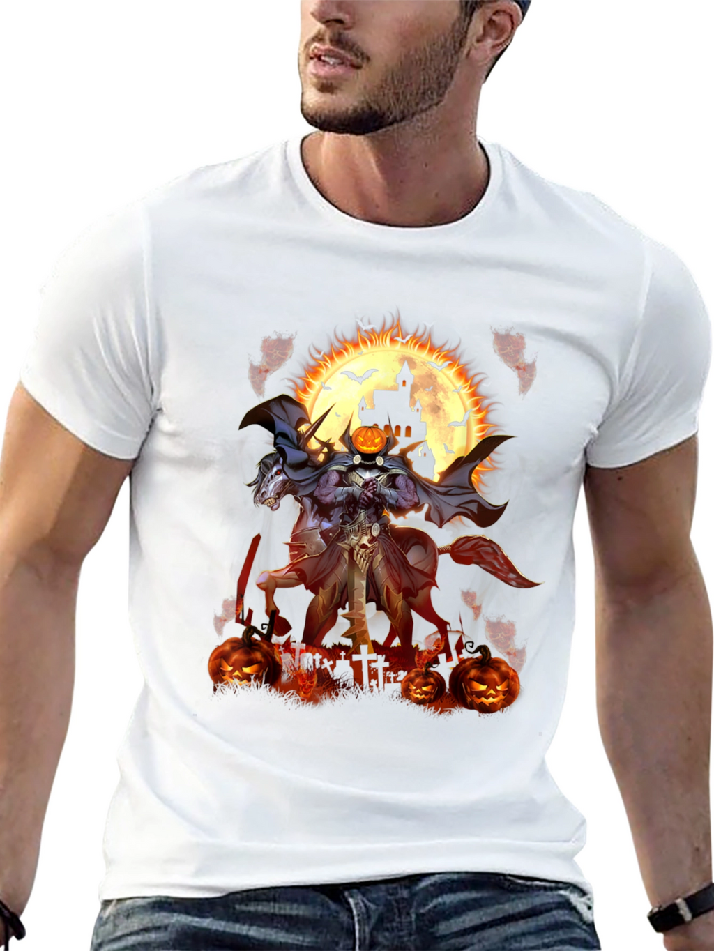 Headless Horseman Halloween T-Shirt