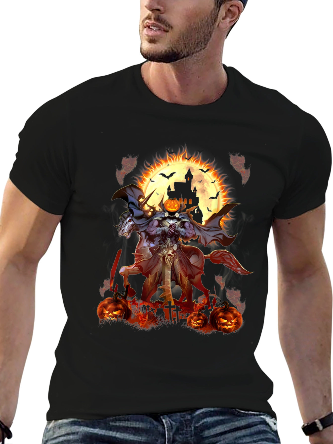 Headless Horseman Halloween T-Shirt