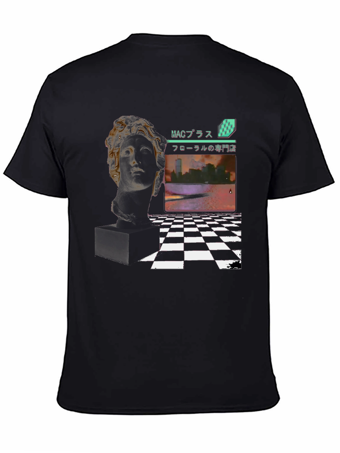 Vaporwave Aesthetic T-Shirt - Floral Shoppe Design