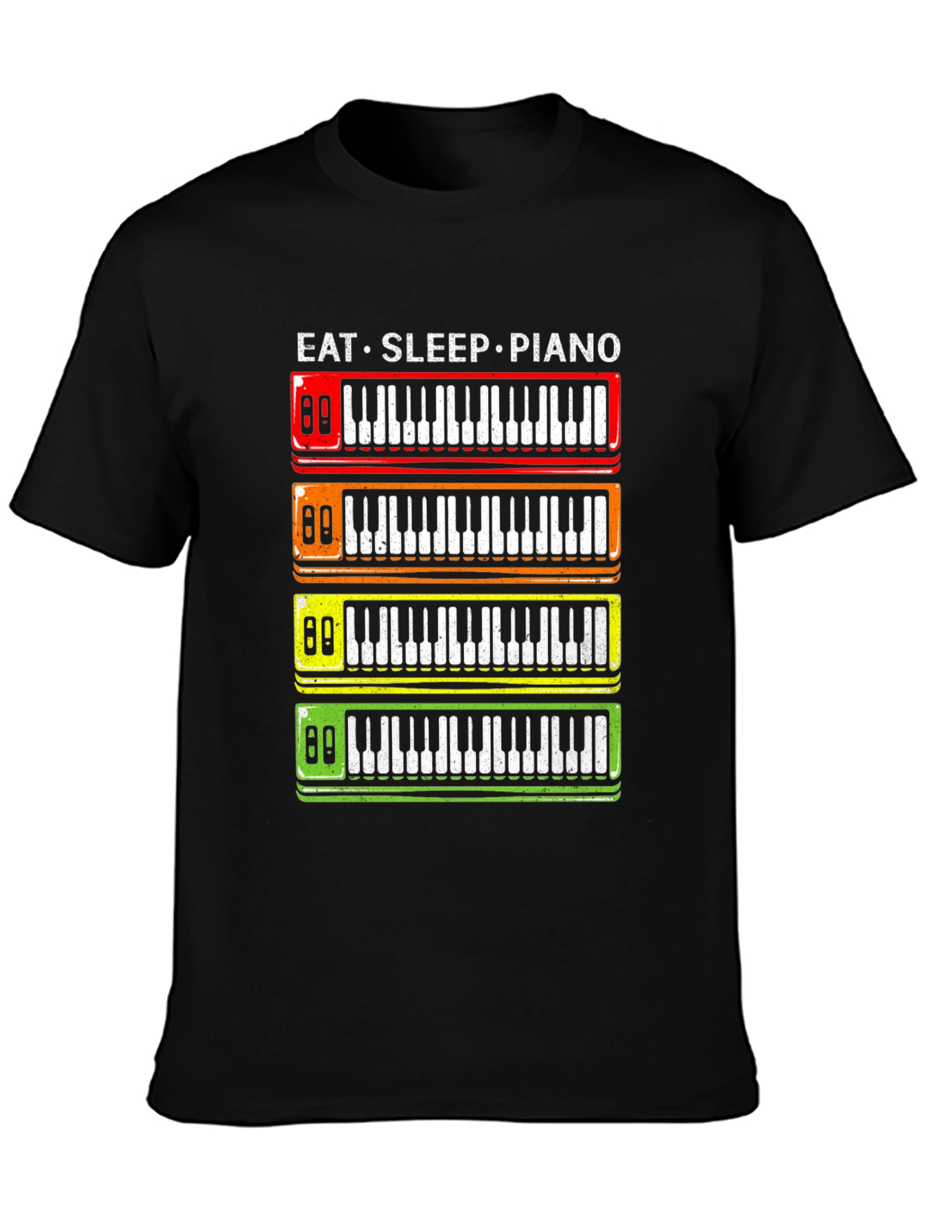 Eat Sleep Piano T-Shirt - Music Lover Tee