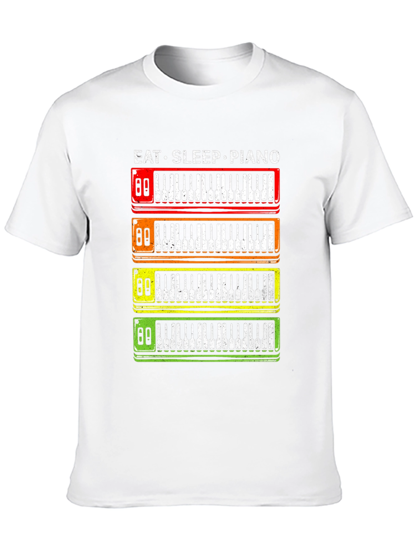 Eat Sleep Piano T-Shirt - Music Lover Tee