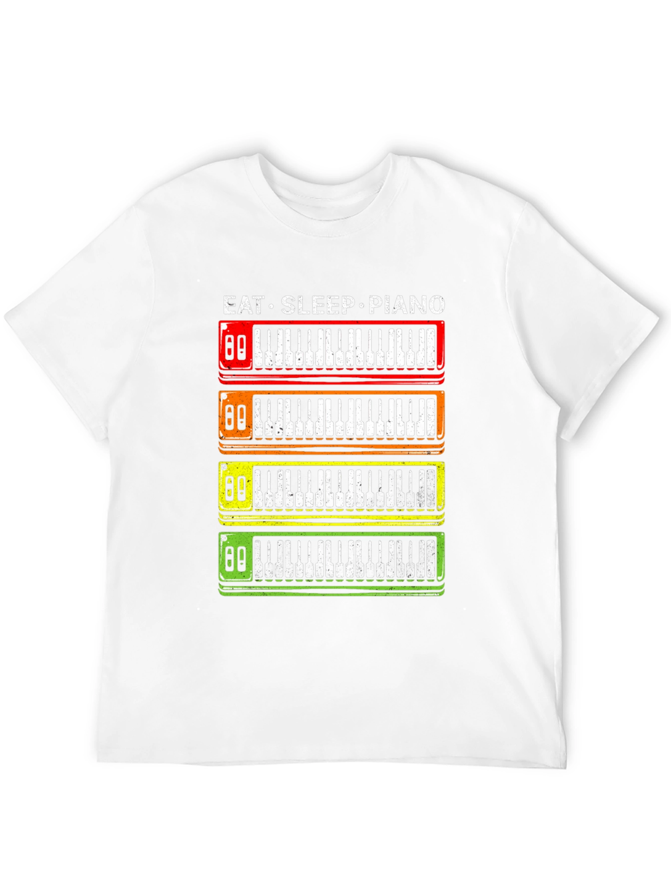 Eat Sleep Piano T-Shirt - Music Lover Tee