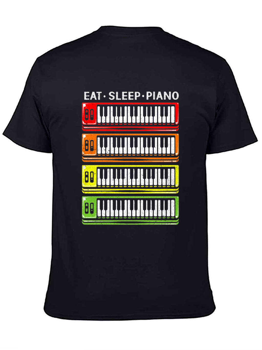 Eat Sleep Piano T-Shirt - Music Lover Tee