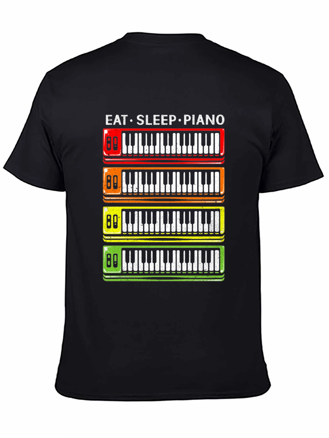 Eat Sleep Piano T-Shirt - Music Lover Tee