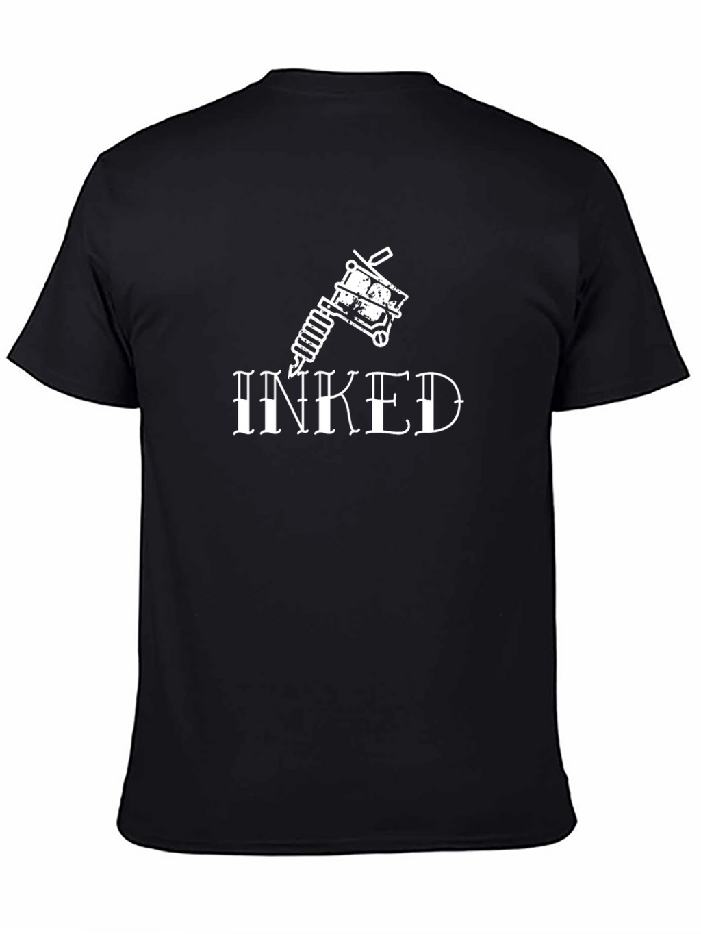 Inked Tattoo Graphic T-Shirt - Black