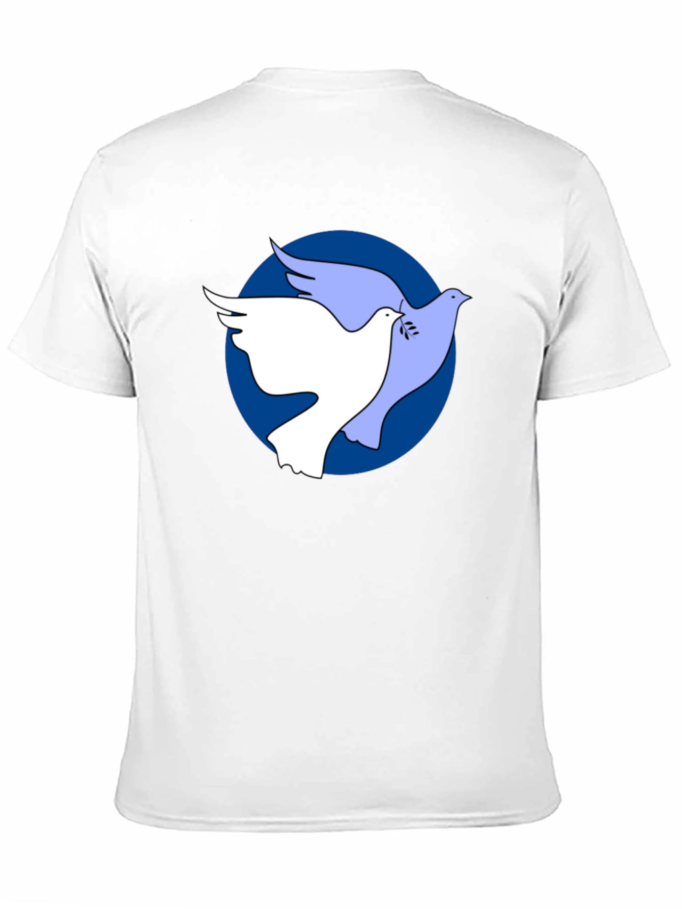 Dove Peace Graphic Black T-Shirt