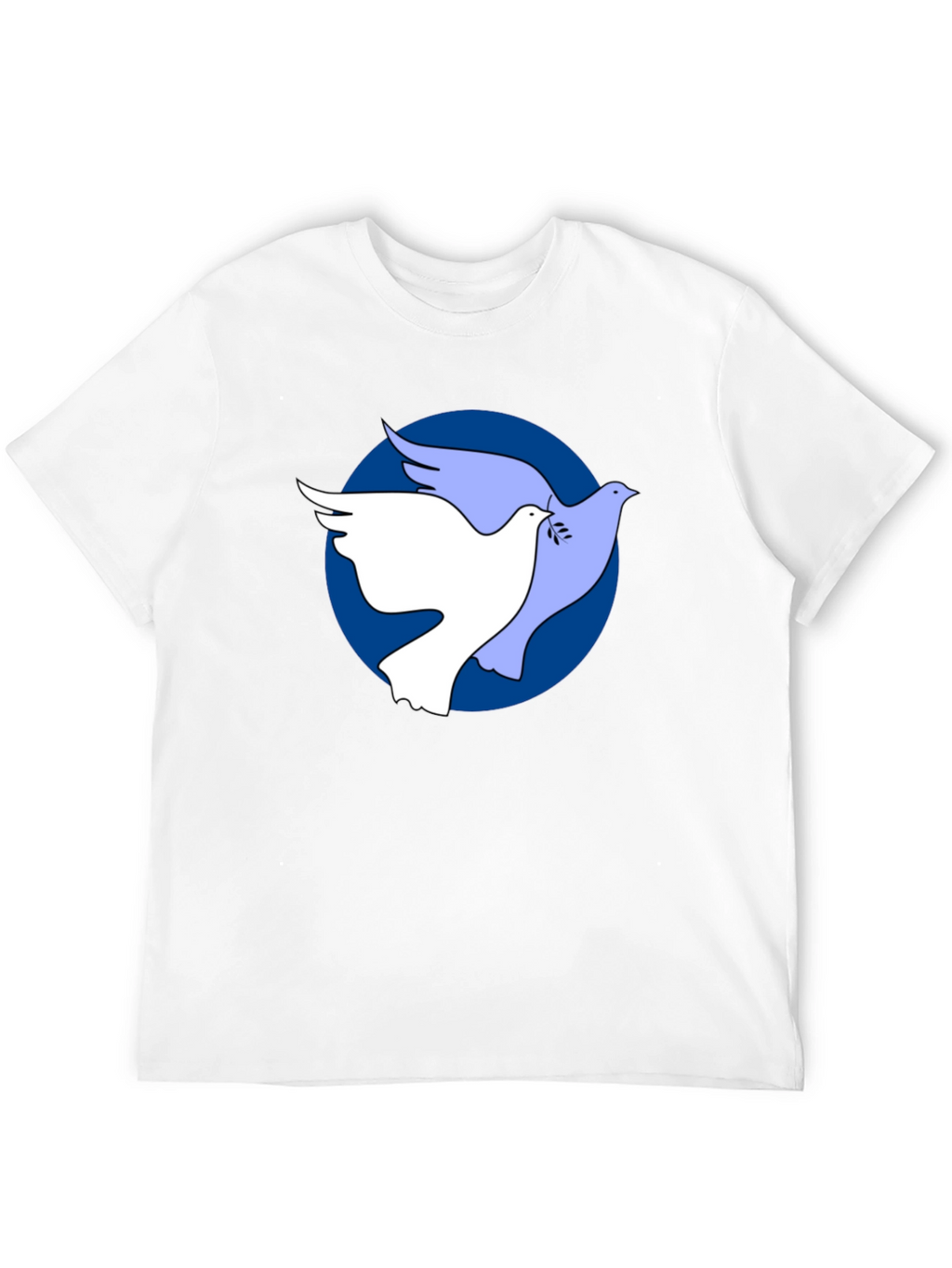 Dove Peace Graphic Black T-Shirt