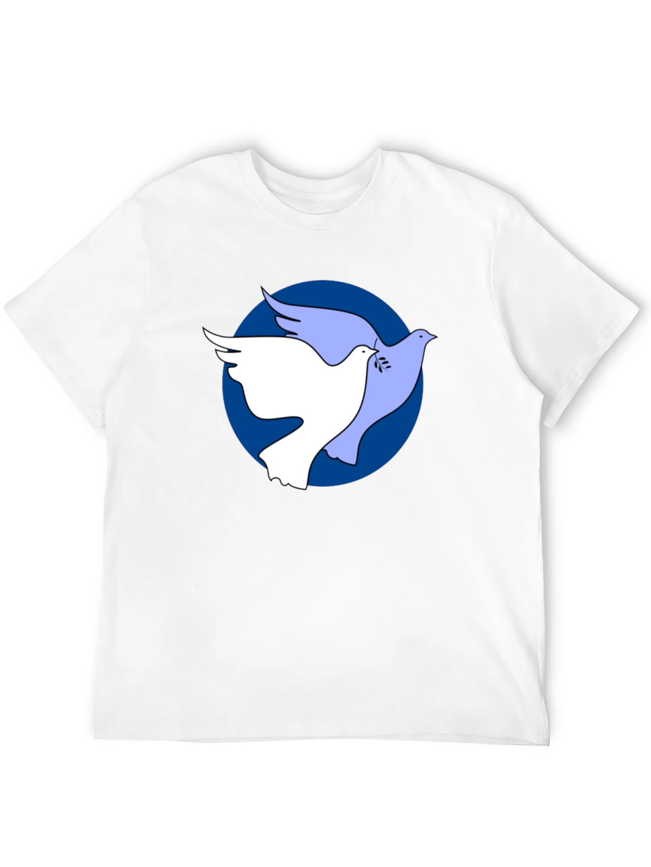 Dove Peace Graphic Black T-Shirt