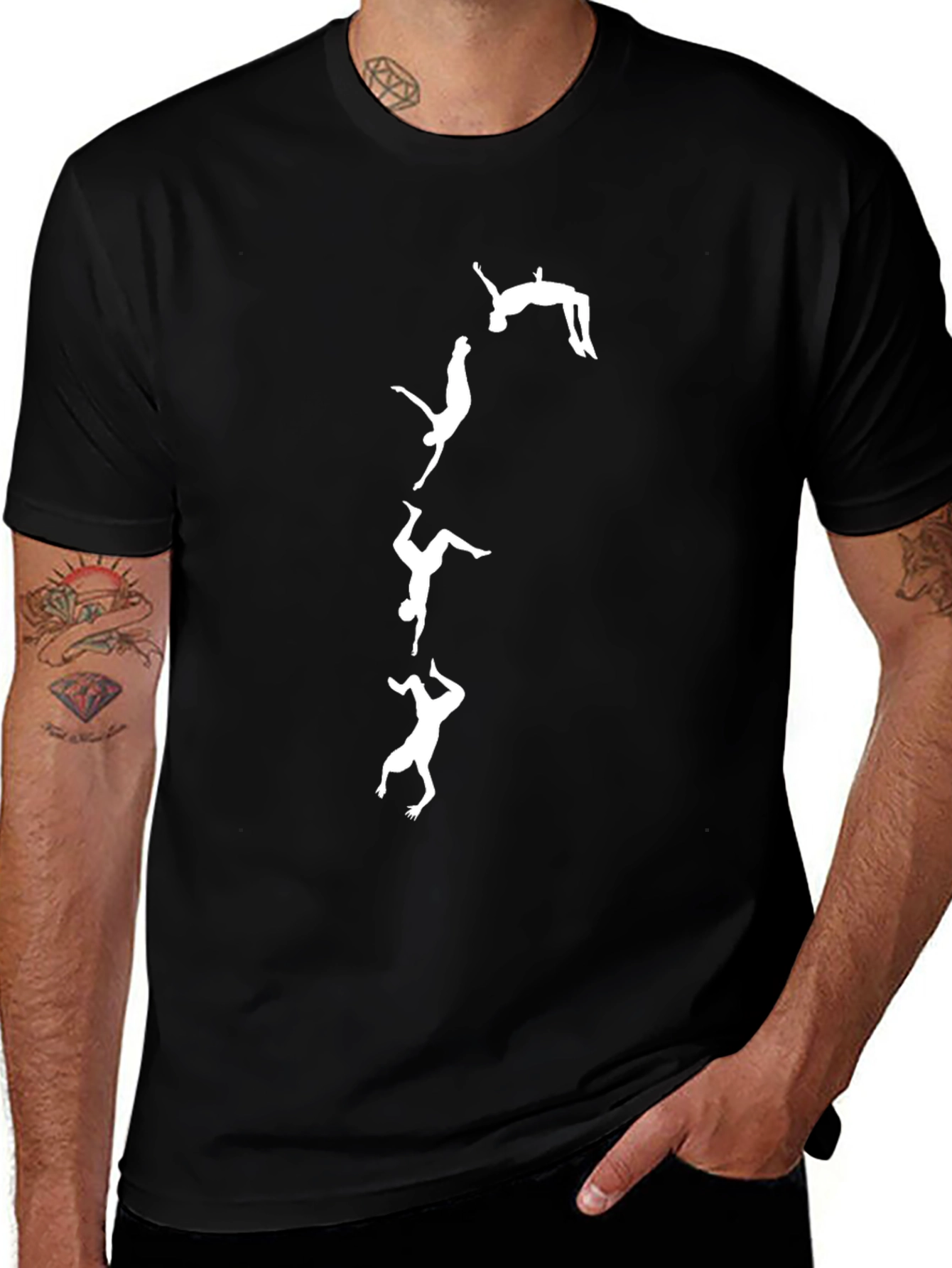 Gymnast Evolution Black T-Shirt
