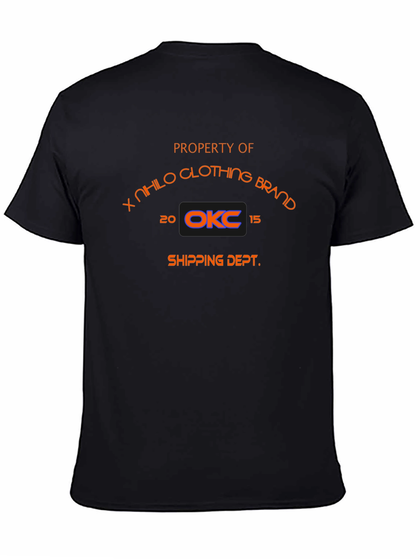 X Nhilo Clothing Brand Shipping Dept. Black T-Shirt
