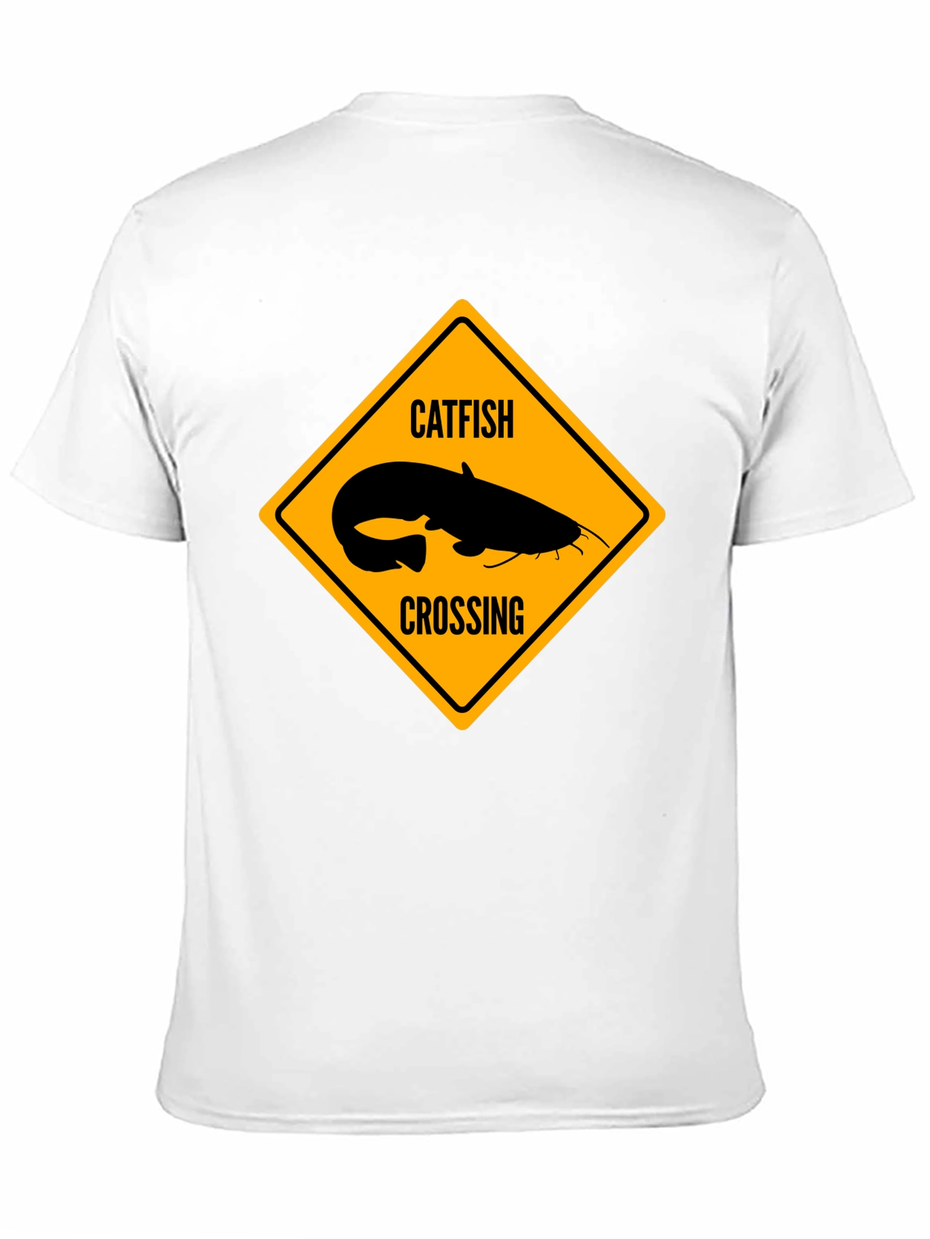 Catfish Crossing Graphic T-Shirt - Black