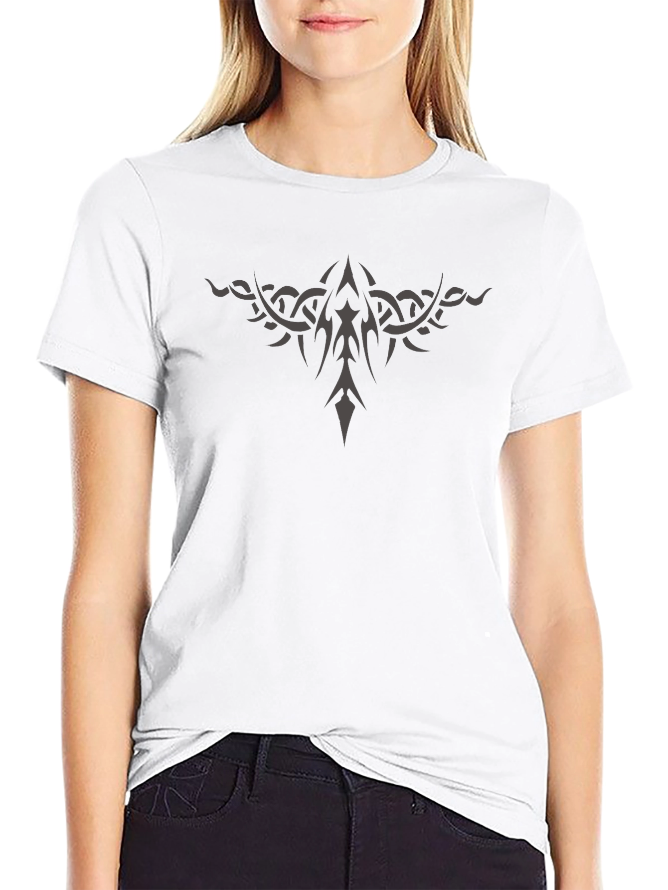 Tribal Graphic Black T-Shirt