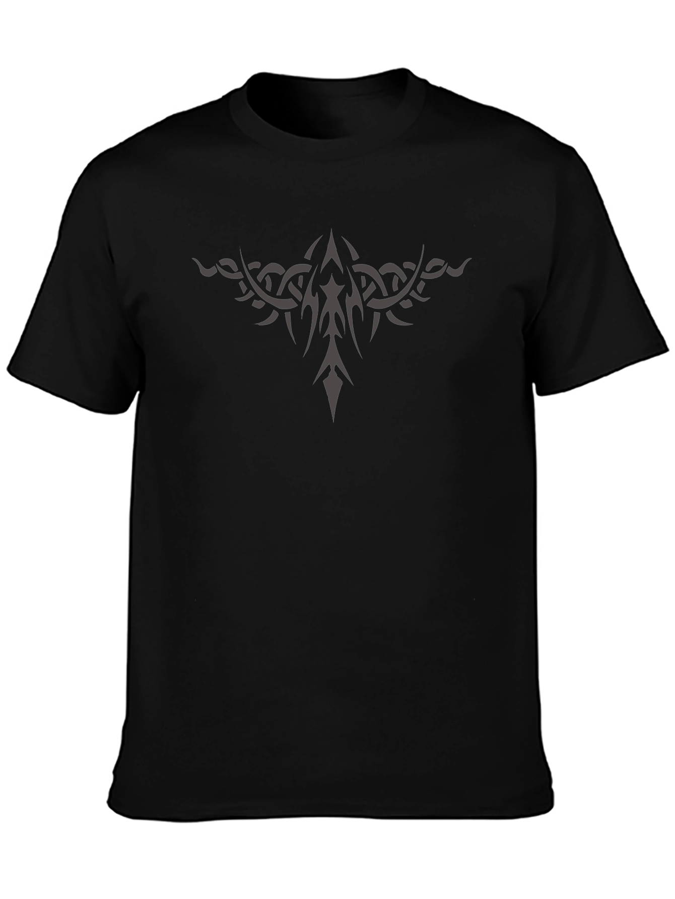 Tribal Graphic Black T-Shirt