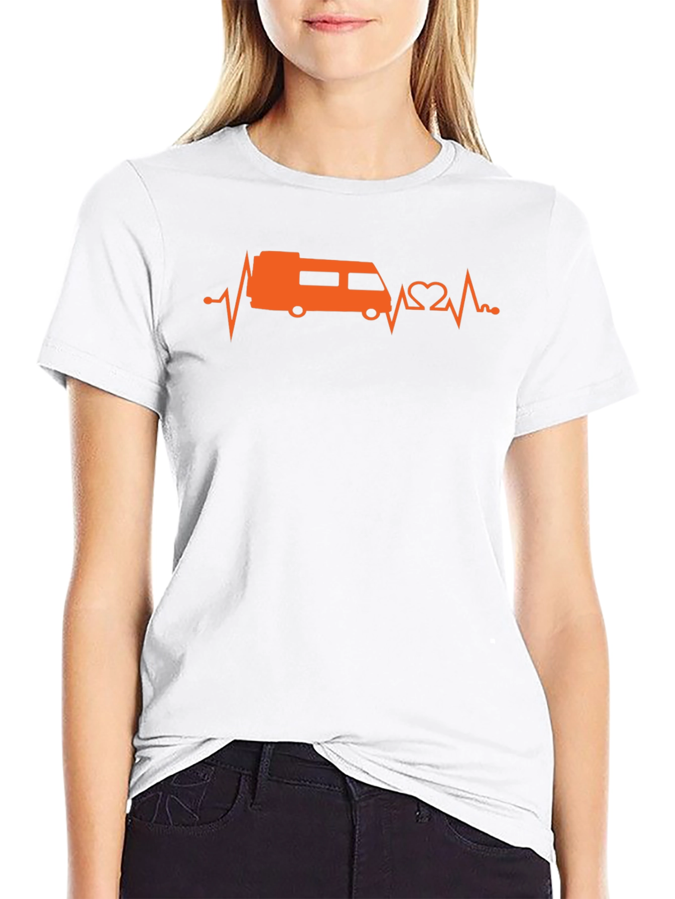 RV Heartbeat T-Shirt - Camping Lover Tee