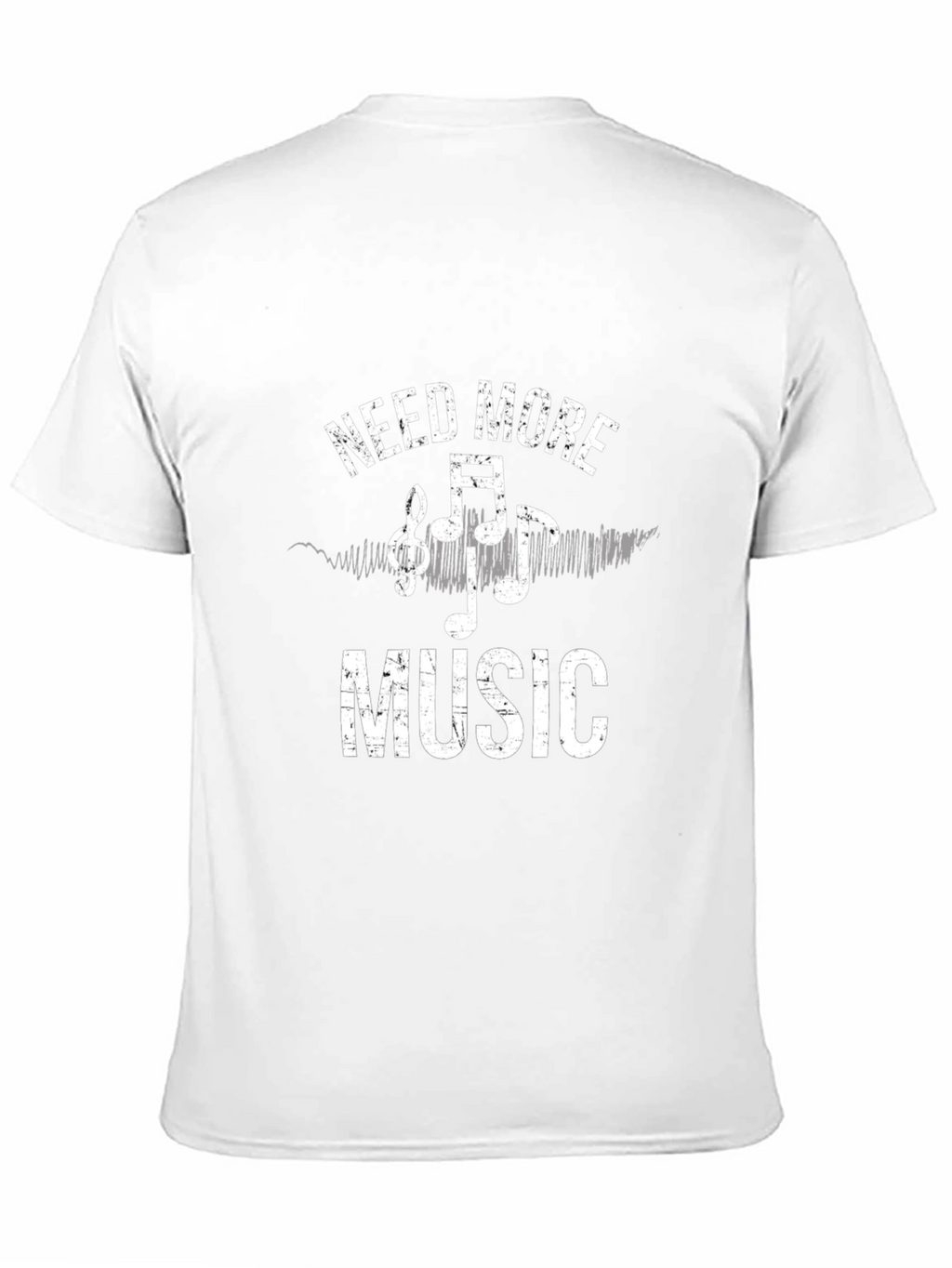 Need More Music Black T-Shirt
