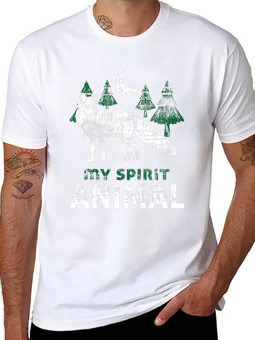 My Spirit Animal Fox Graphic T-Shirt