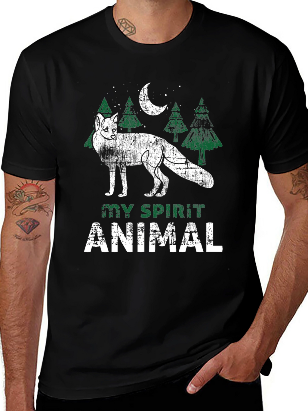 My Spirit Animal Fox Graphic T-Shirt