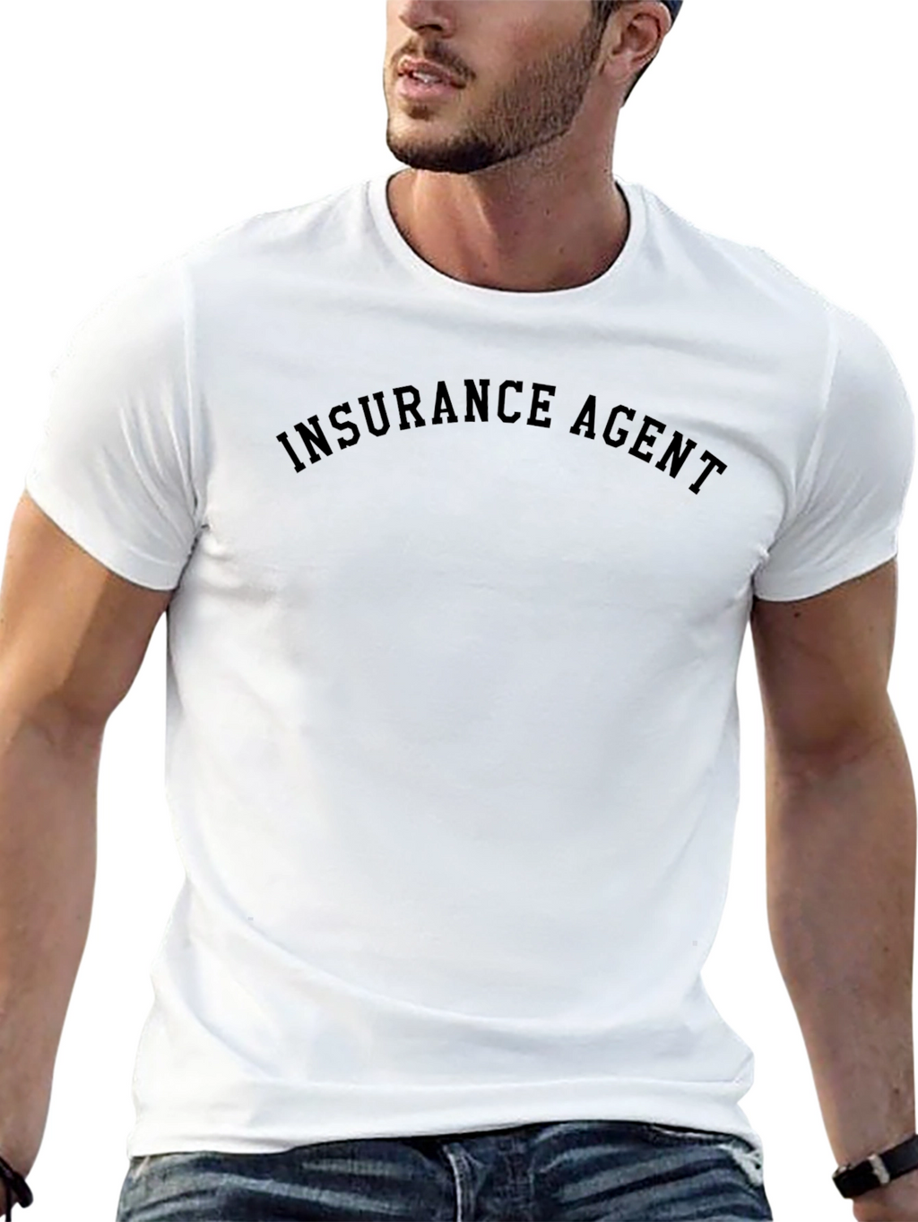 Insurance Agent Tee - Classic Black T-Shirt